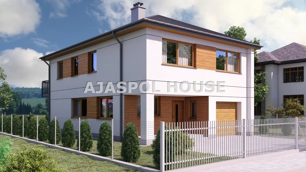 Nowoczesne wolnostojące domy * Piętro bez skosów