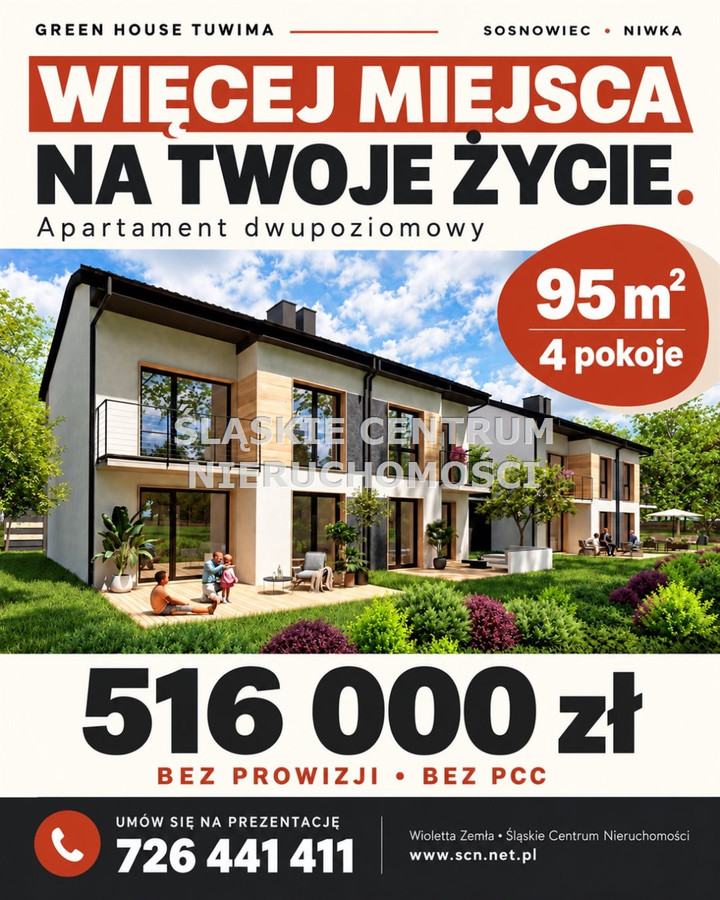 Nowy apartament dwupoziomowy Sosnowiec Tuwima