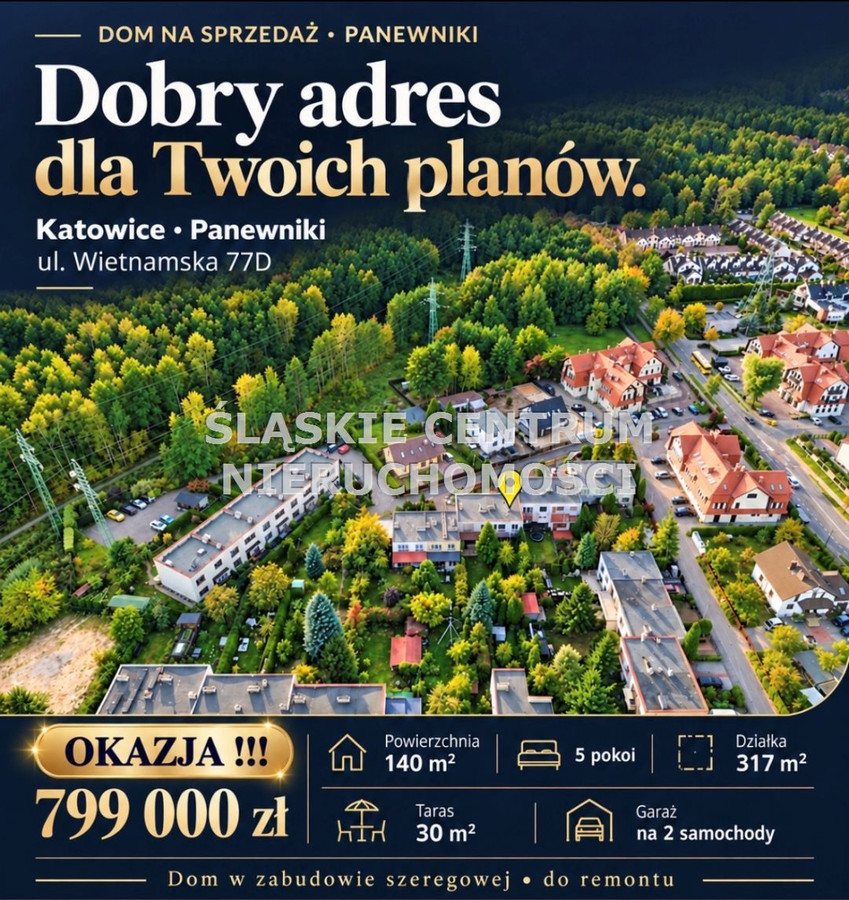 Segment z tarasem Katowice Panewniki Wietnamska