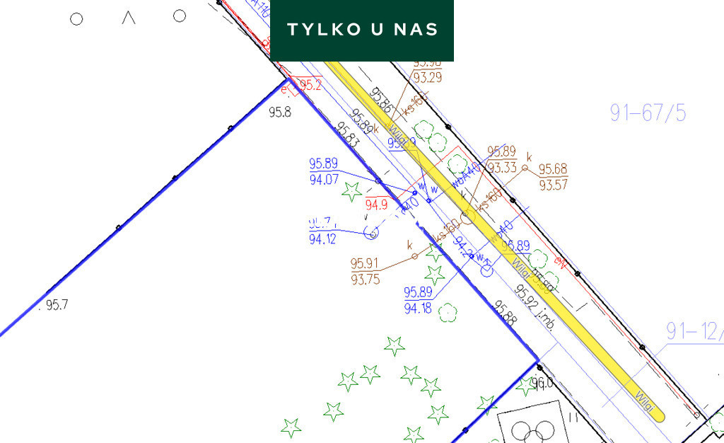 Działka budowlana 1550 m² przy ul. Wilgi w Józefowie - Widok 3