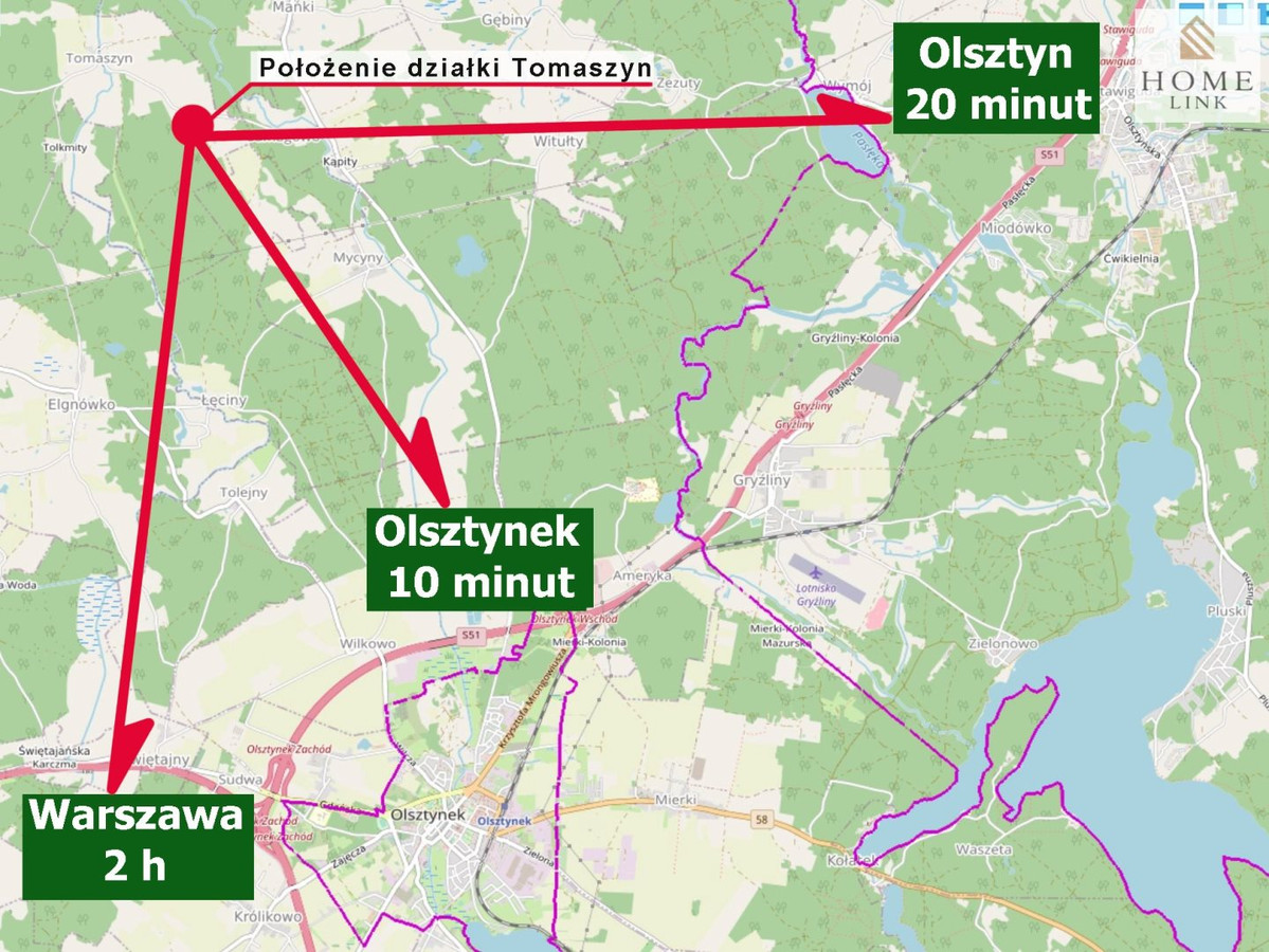 Działka z MPZP Olsztyn 20 minut - Widok 3