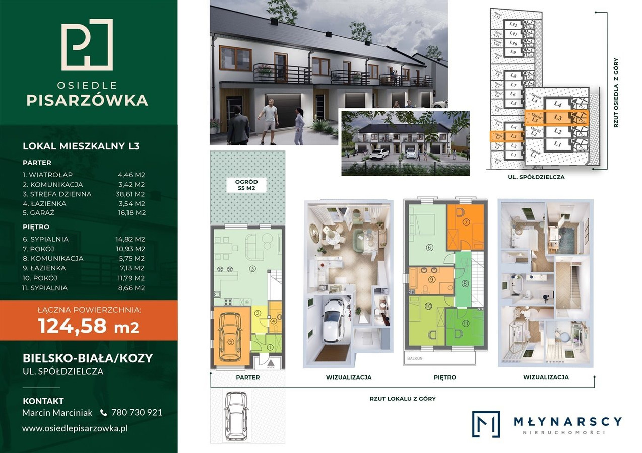 280 m² ogrodu | Dom z garażem | widoki | zieleń | - Widok 5