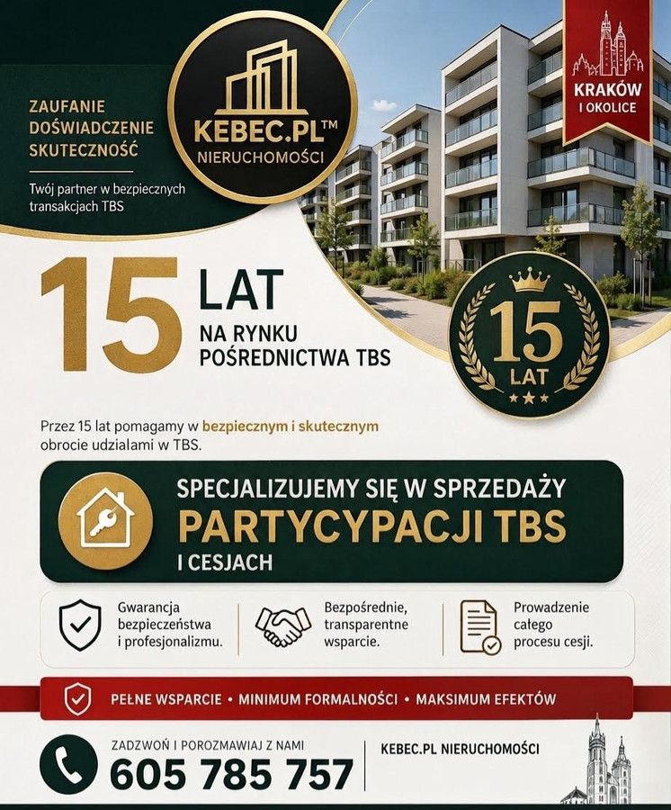 TBS Nowohucka - POKÓJ + PIWNICA