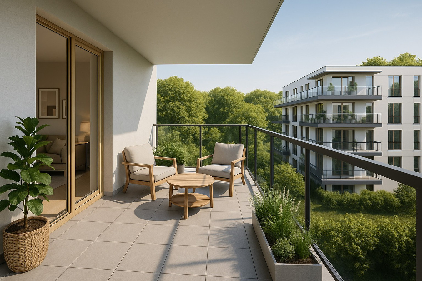 3-bed apartment, 75 m²