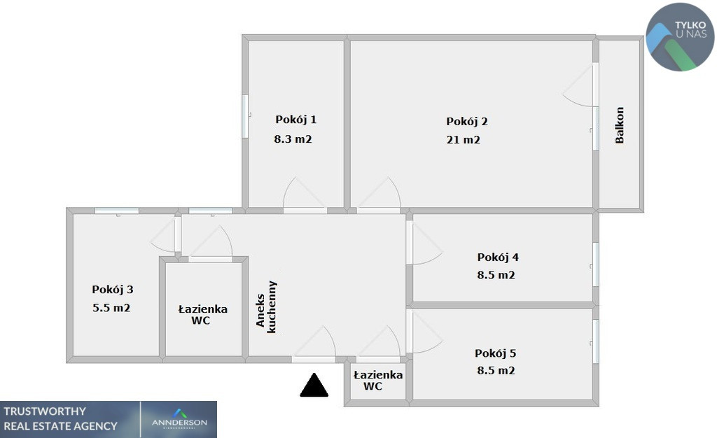 Centrum, 5 pokoi, inwestycyjnie, balkon, piwnica - Widok 3