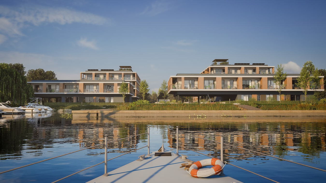 Najlepszy apartament w inwestycji nad Jeziorem Dąbie z mariną, sauną i tarasem