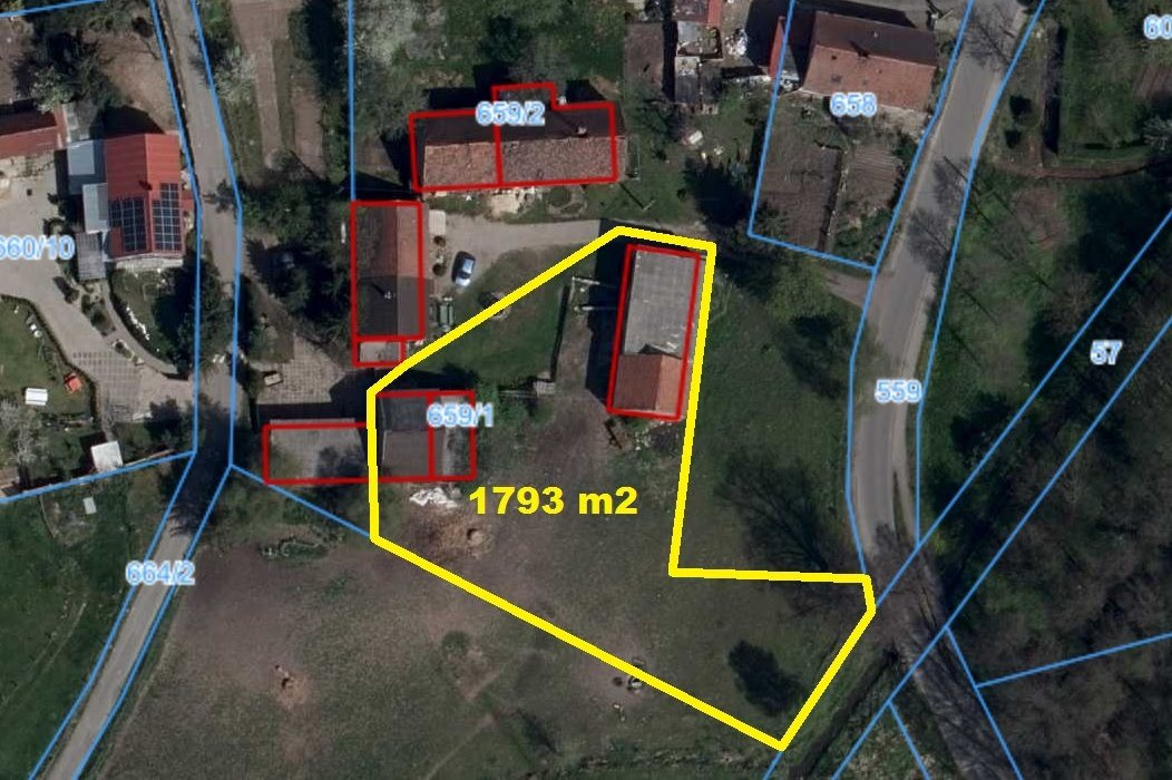 Działka z budynkiem gospodarczym - View 2