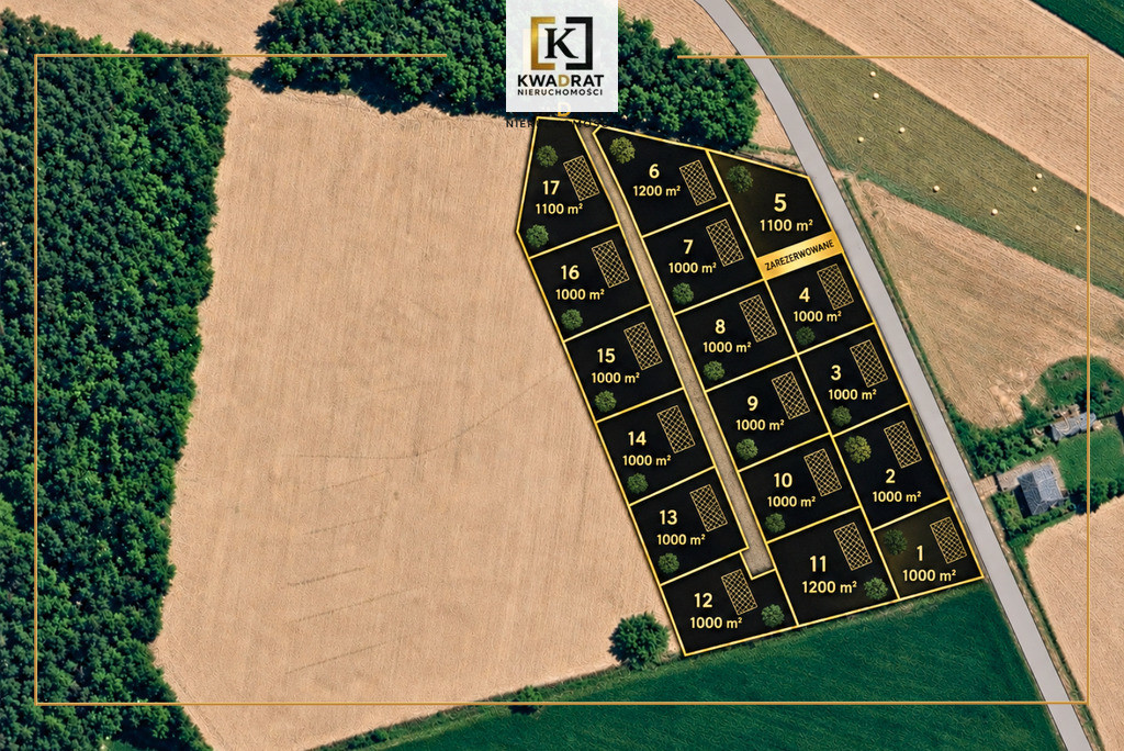 Działki z WZ 1000 m² – tylko 59 000 zł - Widok 2