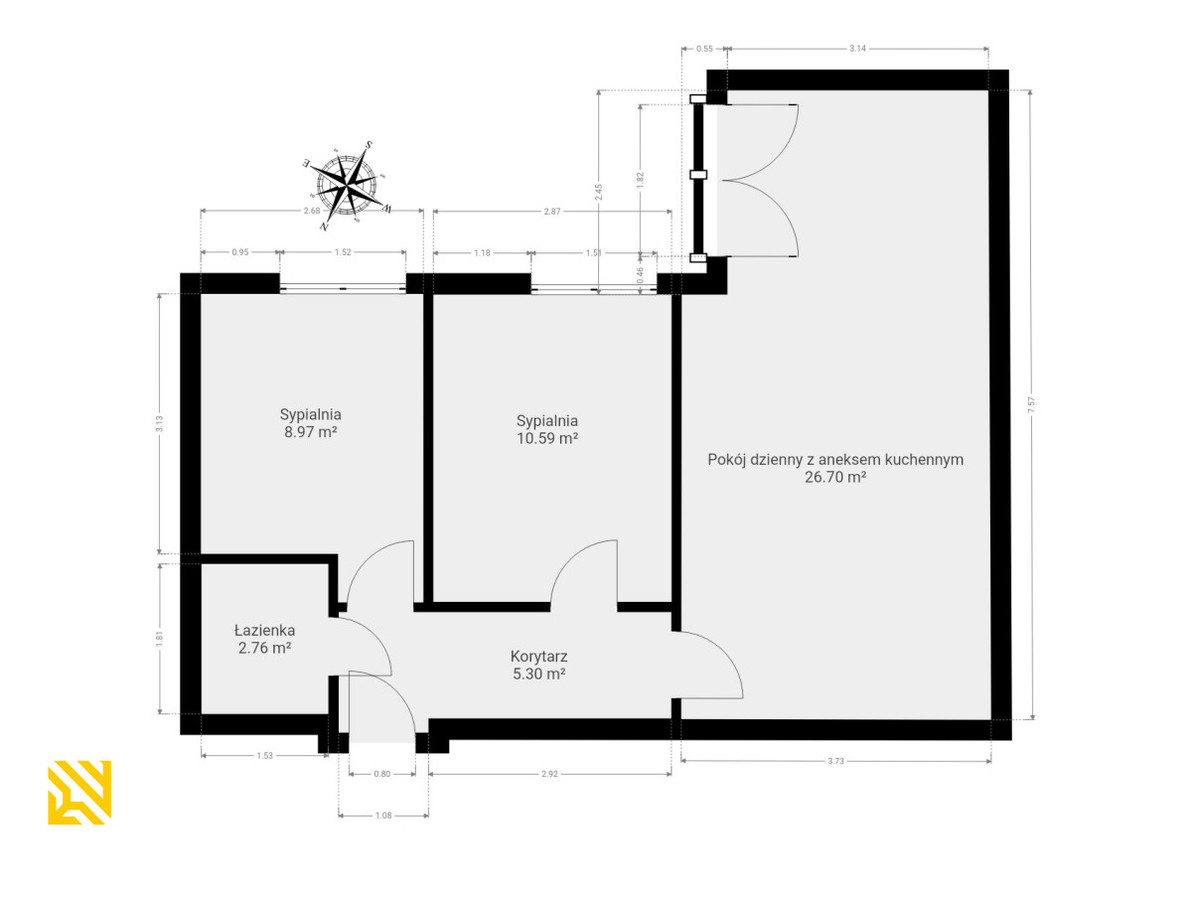 Apartment in Warszawa, Mirów, Śródmieście - Widok 3