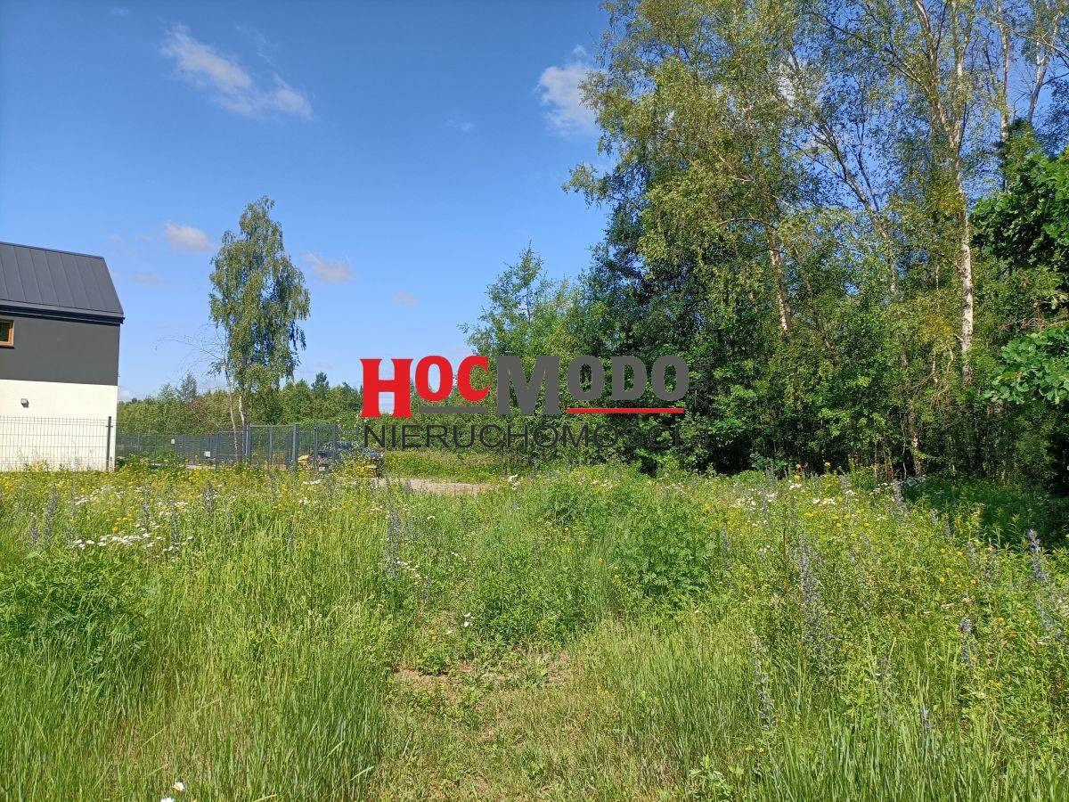 Działka z projektem domu przy lesie w Kobiałce - Widok 5