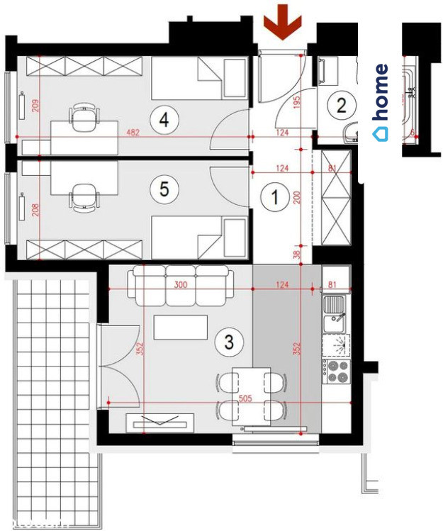 Apartment in Rzeszów, Staromieście Ogrody, Staromieście - Widok 4
