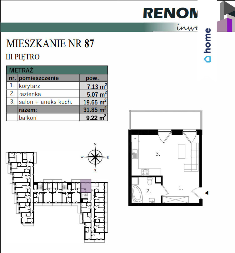 Mieszkanie – Lublin - Widok 4