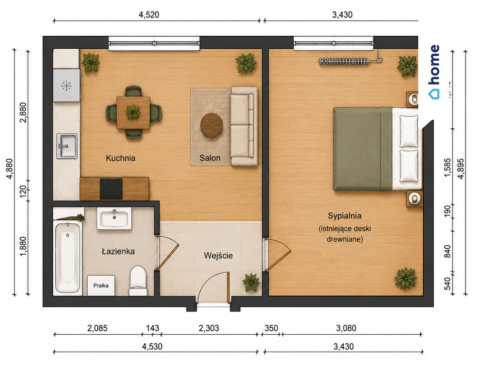 Apartment in Rzeszów - Widok 5