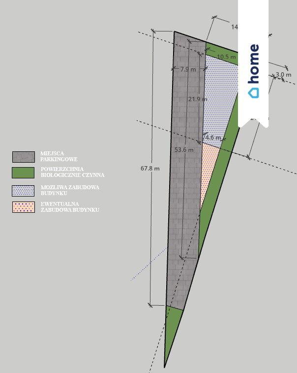 Działka usługowa w centrum Bilczy - Widok 5