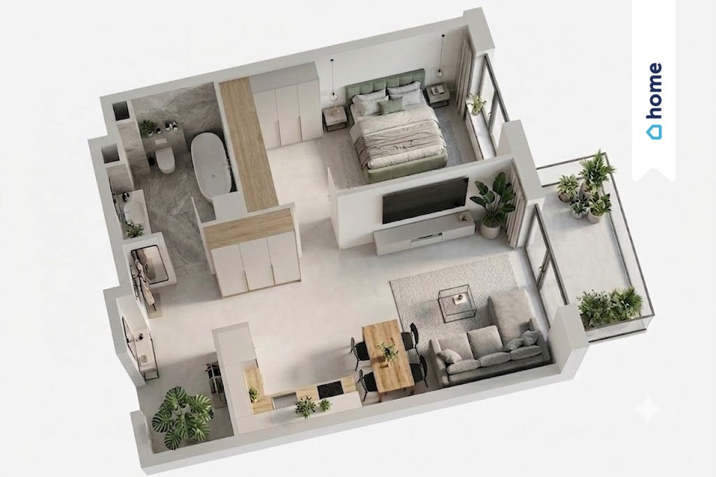 Nowoczesne mieszkanie blisko centrum Katowic - Widok 2