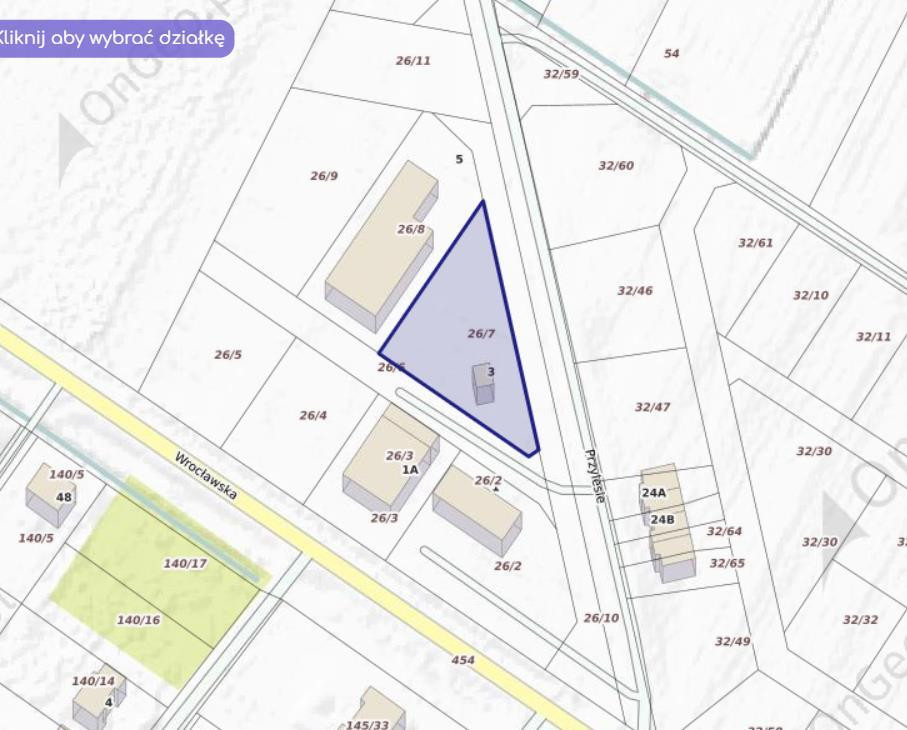 Pawilion ussługowy - działka 1645 m² - Widok 3