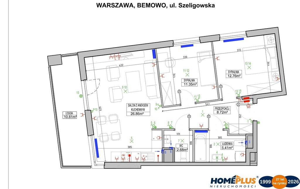 Mieszkanie – Warszawa, Chrzanów, Bemowo - Widok 5