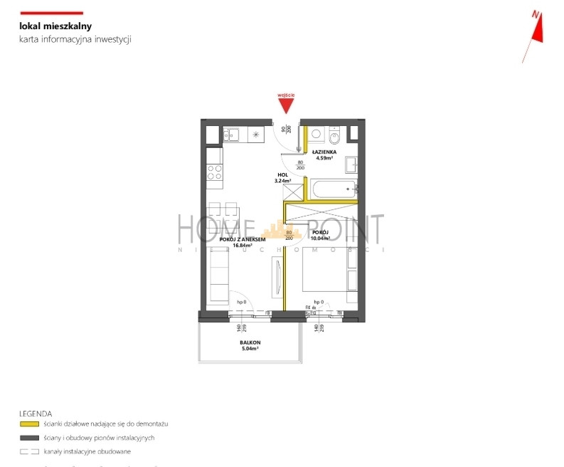 Mieszkanie – Warszawa, Grochów-Kinowa, Praga-Południe - Widok 4