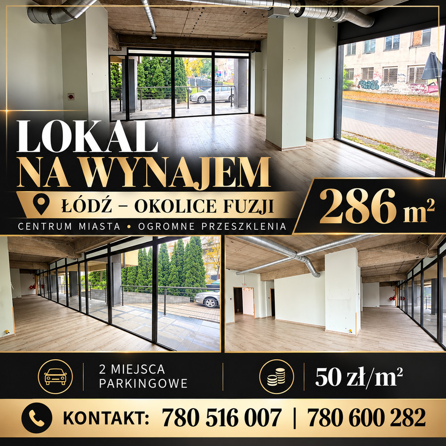 Lokal z witrynami w samym centrum