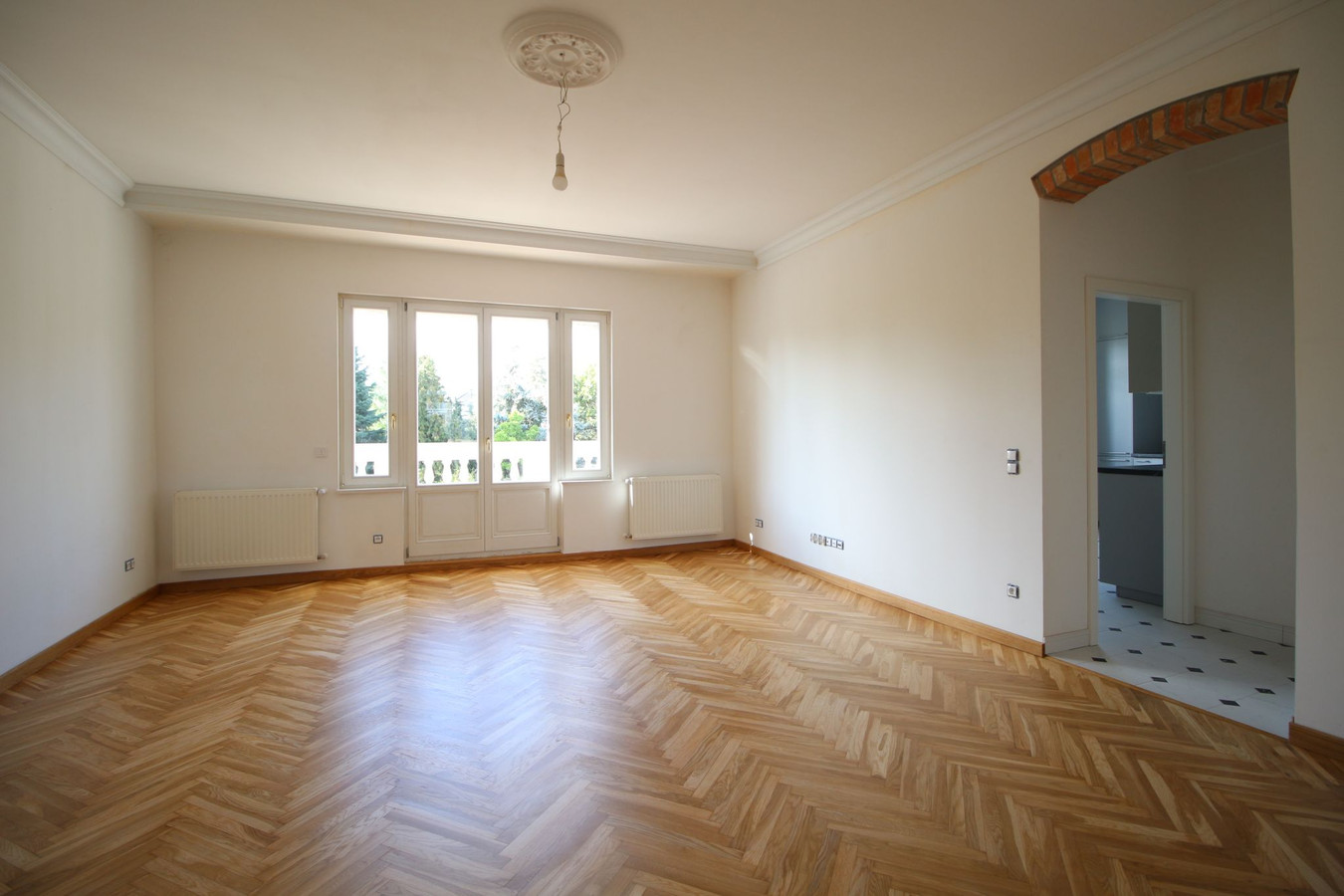 Połowa willi na Starym Grunwaldzie 130m2, stylowe piętro, piwnica, garaż, ogród
