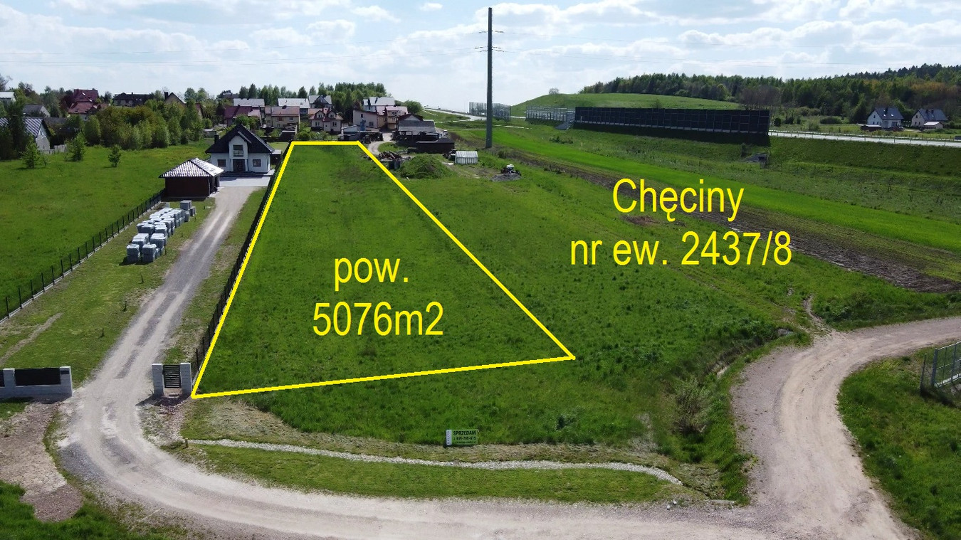 działka pod 3 domy jednorodzinne - Widok 3