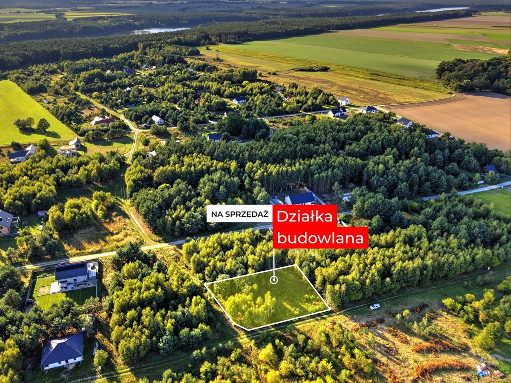 Działka budowlana z pozwoleniem na budowę! 1477 m² - Widok 2