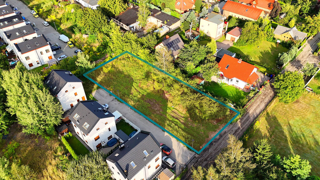 Atrakcyjna działka budowlana 1053 m² – Luboń - Widok 3