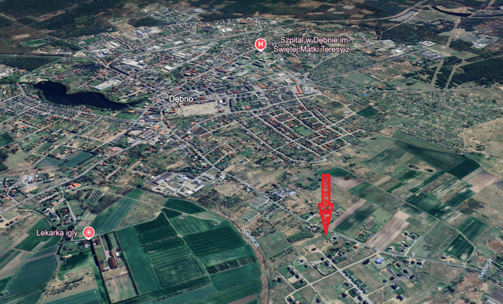 Działka 1906 m² w Dębnie pod dom jednorodzinny - Widok 6