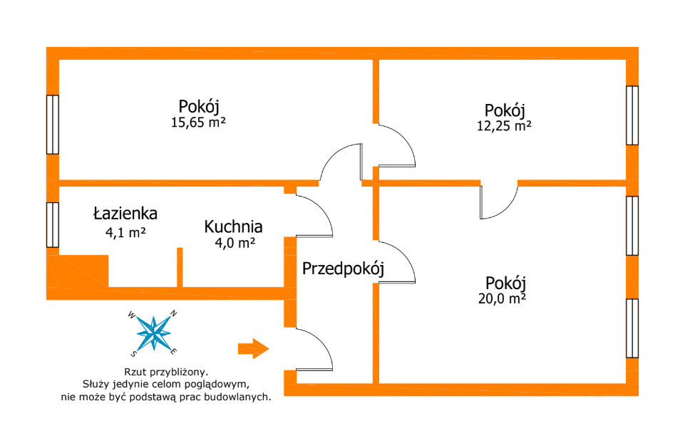 Apartment in Legnica, Zakaczawie, Osiedle Mikołaja Kopernika - Widok 3