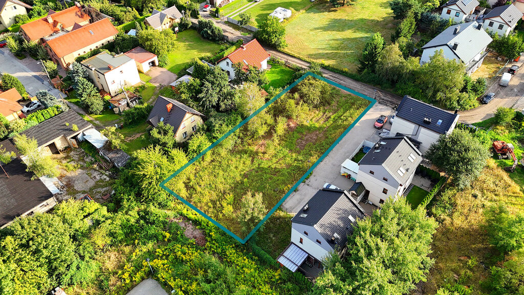 Atrakcyjna działka budowlana 1053 m² – Luboń - Widok 2