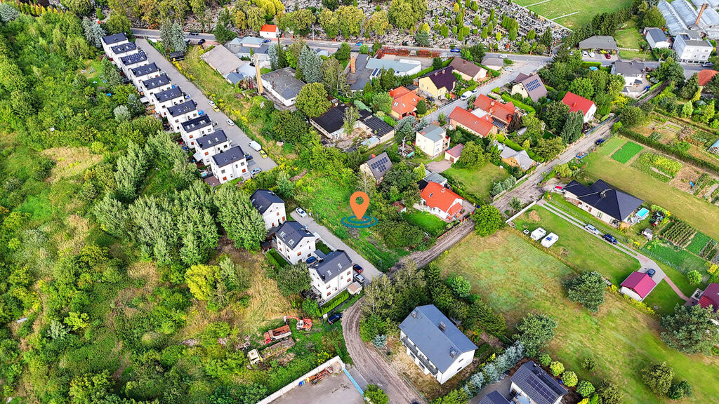 Atrakcyjna działka budowlana 1053 m² – Luboń - Widok 4