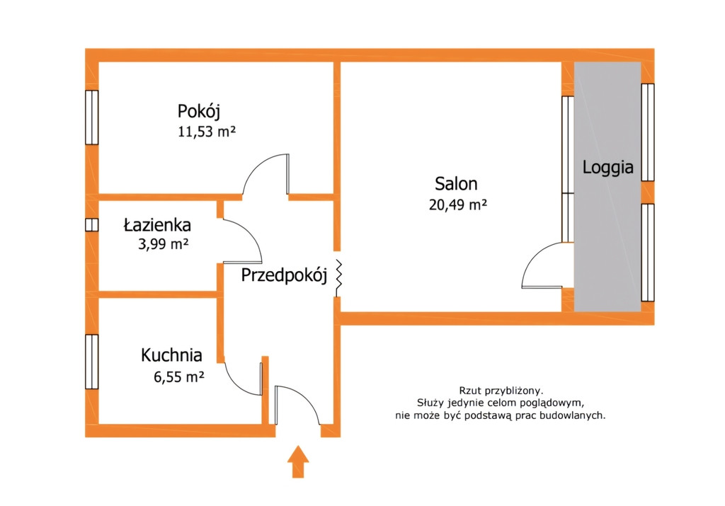 Klimatyczne słoneczny salon, wielka loggia - Widok 2