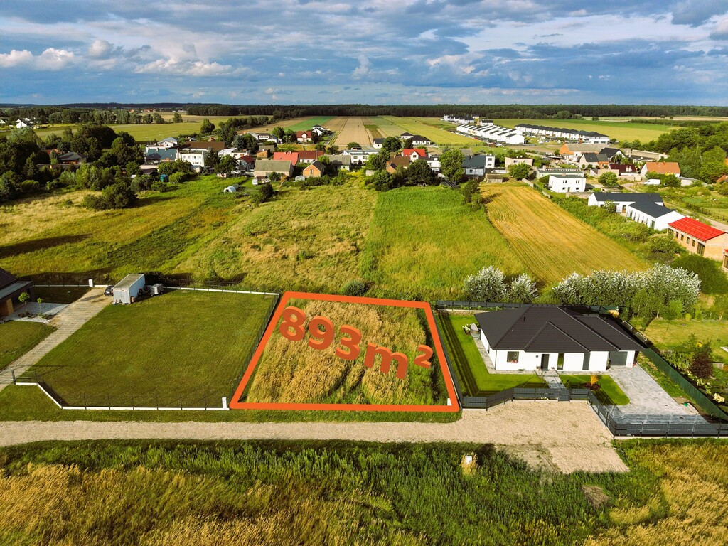 Zamieszkaj w Radzewie! Działka 893 m² czeka - Widok 2