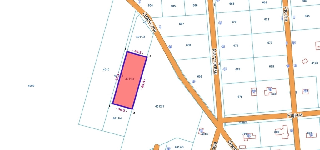 Działka 2442 m² w Sokolnikach-Lesie 150zł/m2 - Widok 5