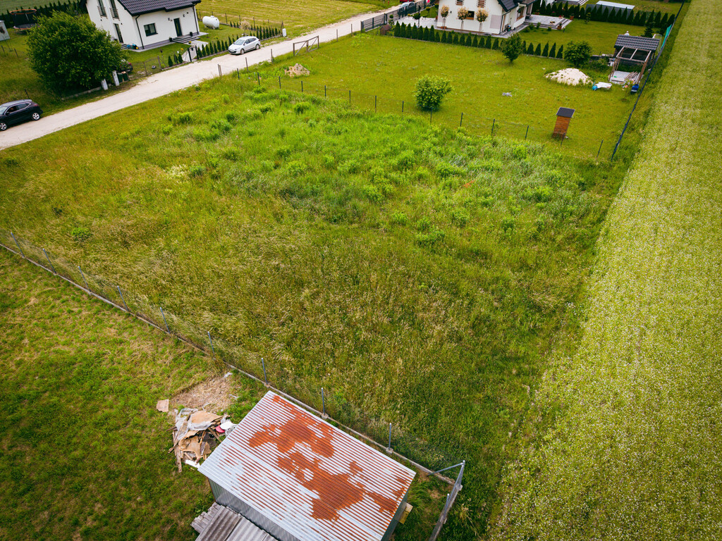 Działka budowlana Wronowice 1011 m² w cichej okoli - Widok 2
