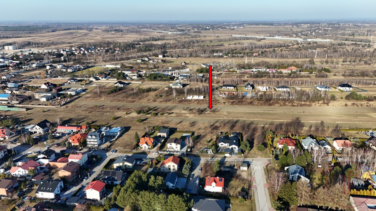 Kompleks działek mieszkaniowo-usługowych Stryków - Widok 2