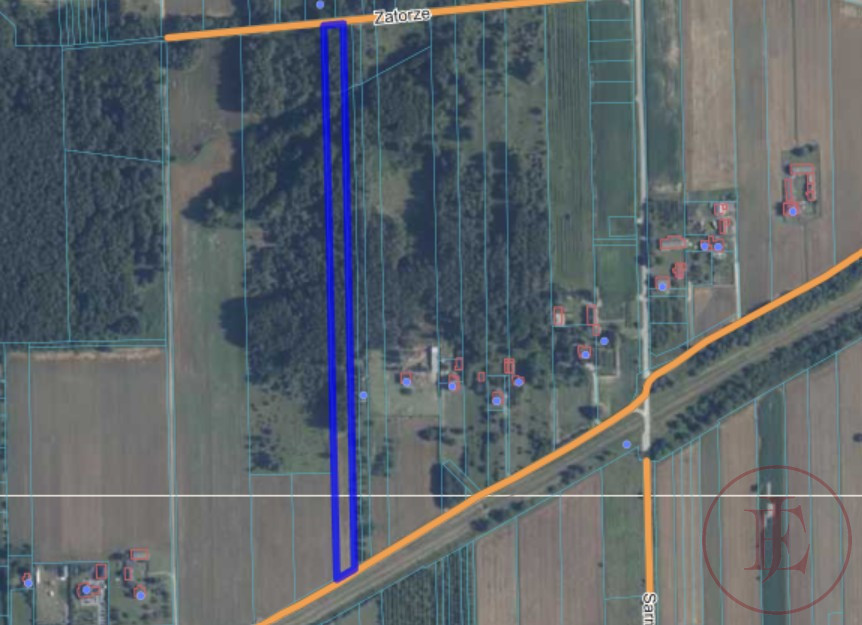 Działka budowlana na sprzedaż - Bratoszewice - Widok 2