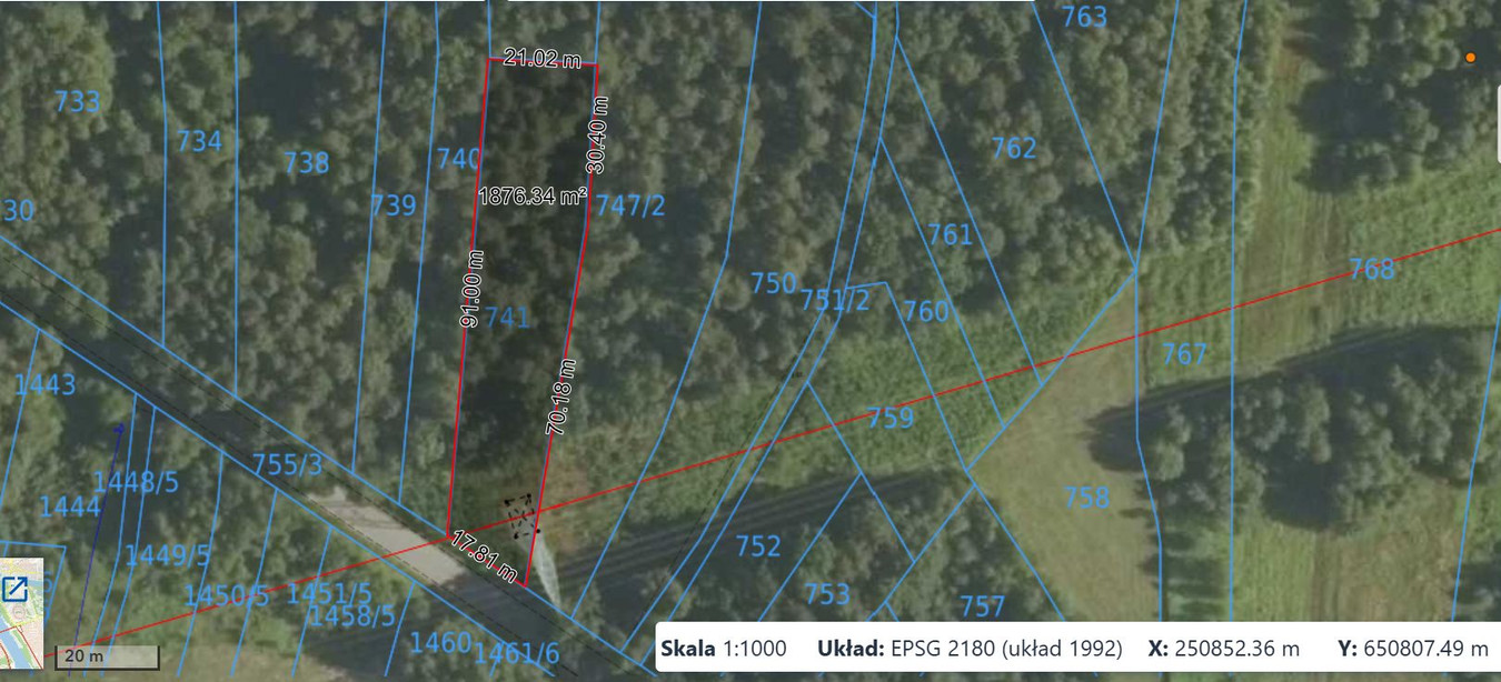 Leśna przy drodze asfaltowej - Widok 4