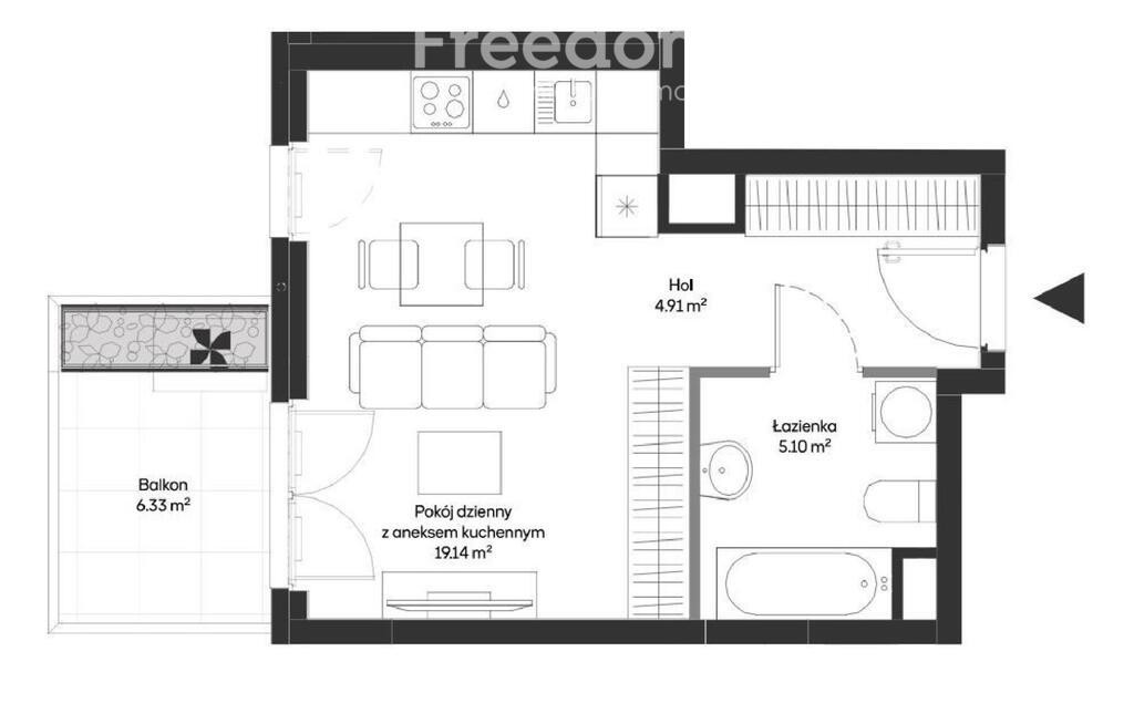 Apartment in Warszawa, Osiedle Domaniewska, Mokotów - Widok 2