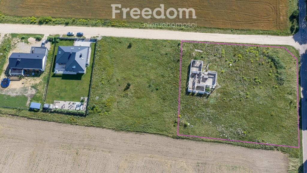 Działka 3461 m² z rozpoczętą budową - Widok 4