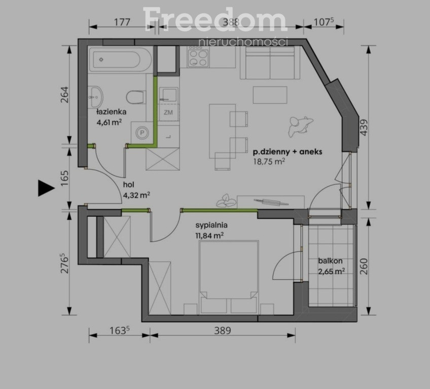 Apartment in Warszawa, Nowe Włochy, Włochy - Widok 3