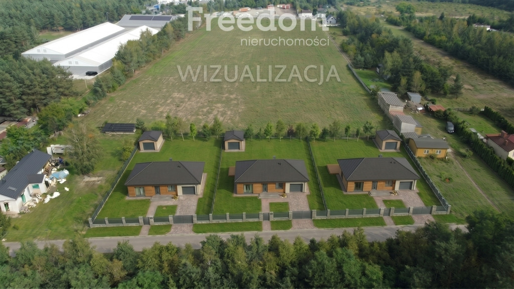 Trzy Działki budowlana na sprzedaż o powierzchni 1000 m² - Widok 2
