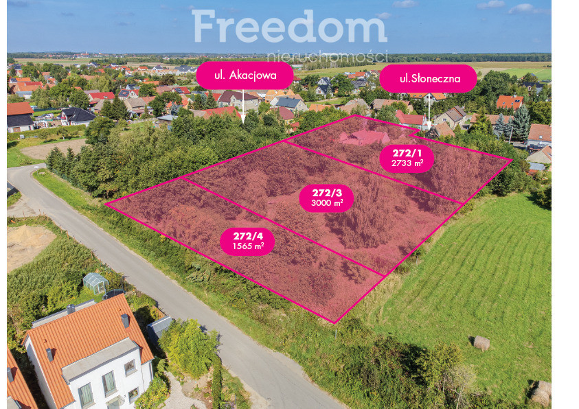 Gałów | 7298 m² | MPZP | zabudowa jednorodzinna - Widok 2