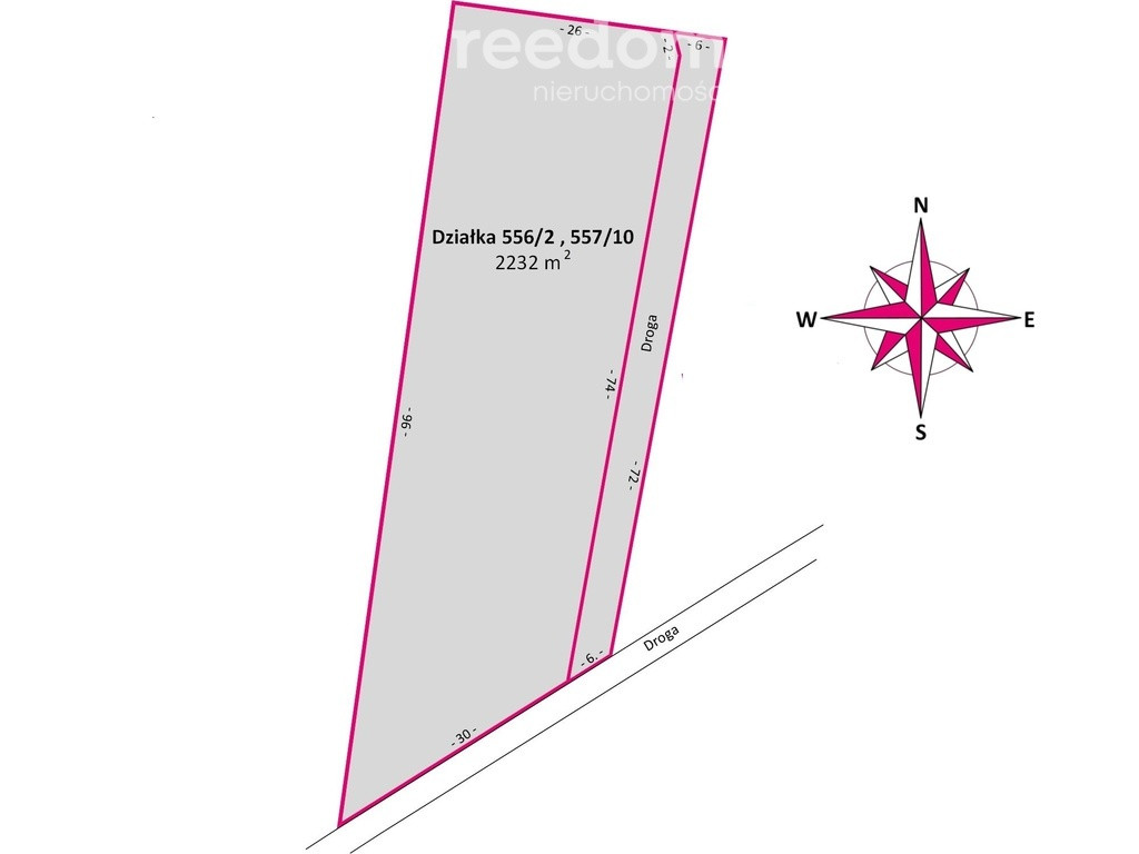 Działka z pozwoleniem na budowę | 2232 m² - Widok 4