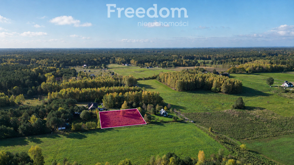 Działka 2012 m² w Siemianach nad Jeziorakiem – media, MPZP - Widok 3