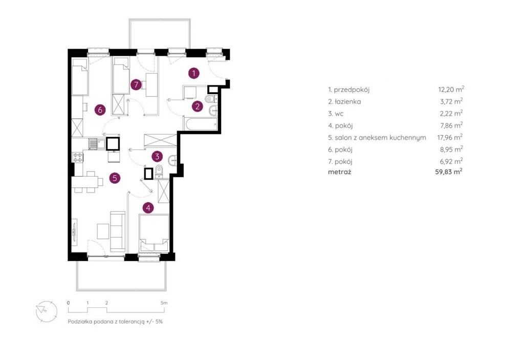 Apartment in Warszawa, Szamoty, Ursus - Widok 2