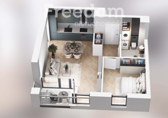 KLIMATYCZNE | M2 | PRZESTRONNE | JASNE | LOGGIA - Widok 3