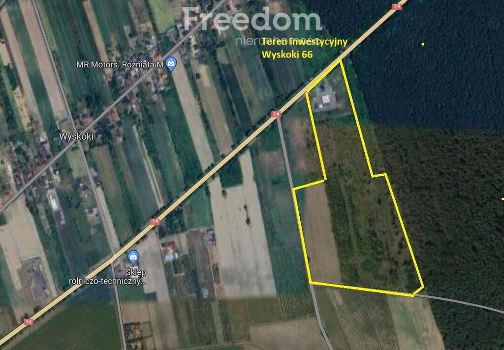 Teren inwestycyjny MPZP-dostęp do drogi krajowej - Widok 5