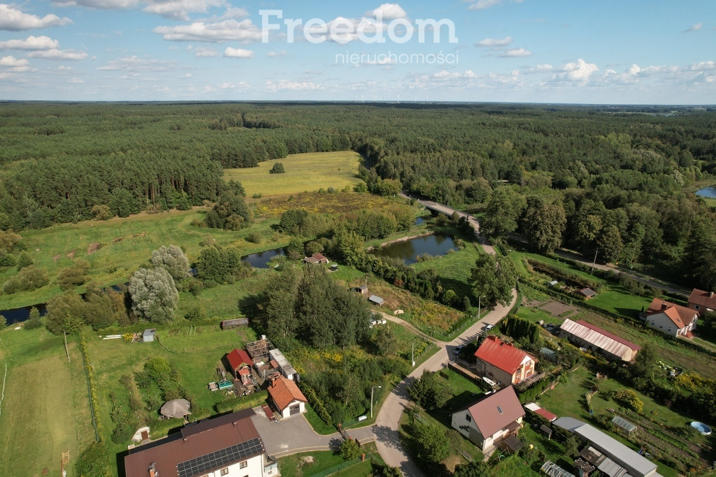 Działka z linią brzegową rzeki – 3756 m² | Prostki - Więcej