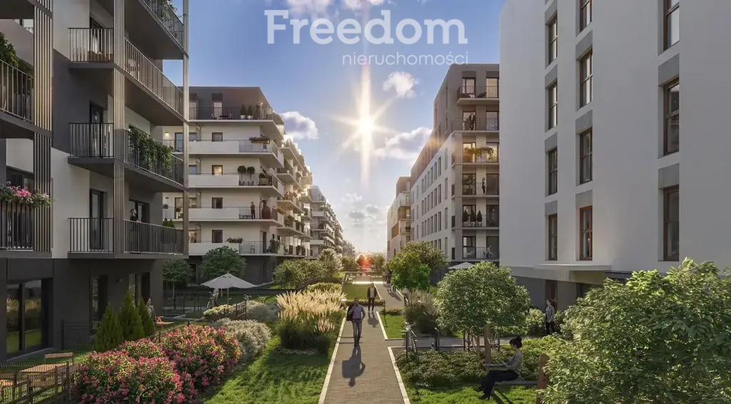 Dwupokojowe mieszkanie 40, 19 m², nowe, 5. piętro